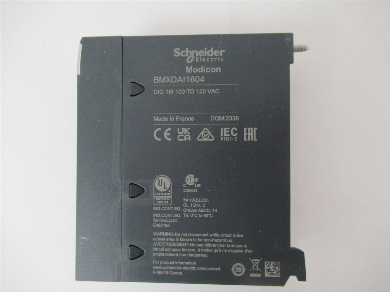 Schneider BMXDAI1604; Input Module100V AC - 120V AC 16 Inputs