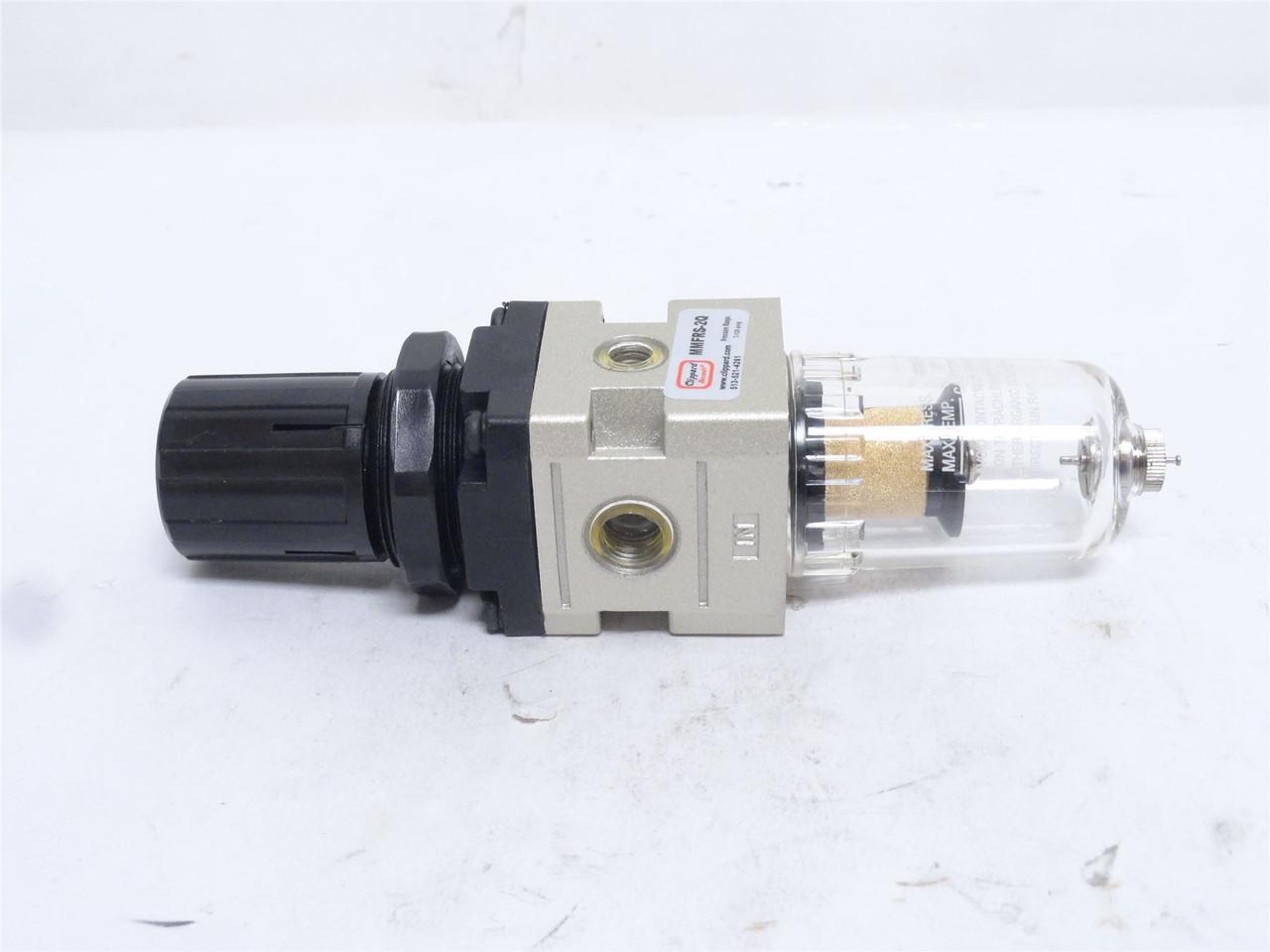 Clippard MMFRS-2Q; Stacking Filter-Regulator 1/4NPT; 7-125PSI Clippard MMFRS-2Q; Stacking Filter-Regulator 1/4NPT; 7-125PSI