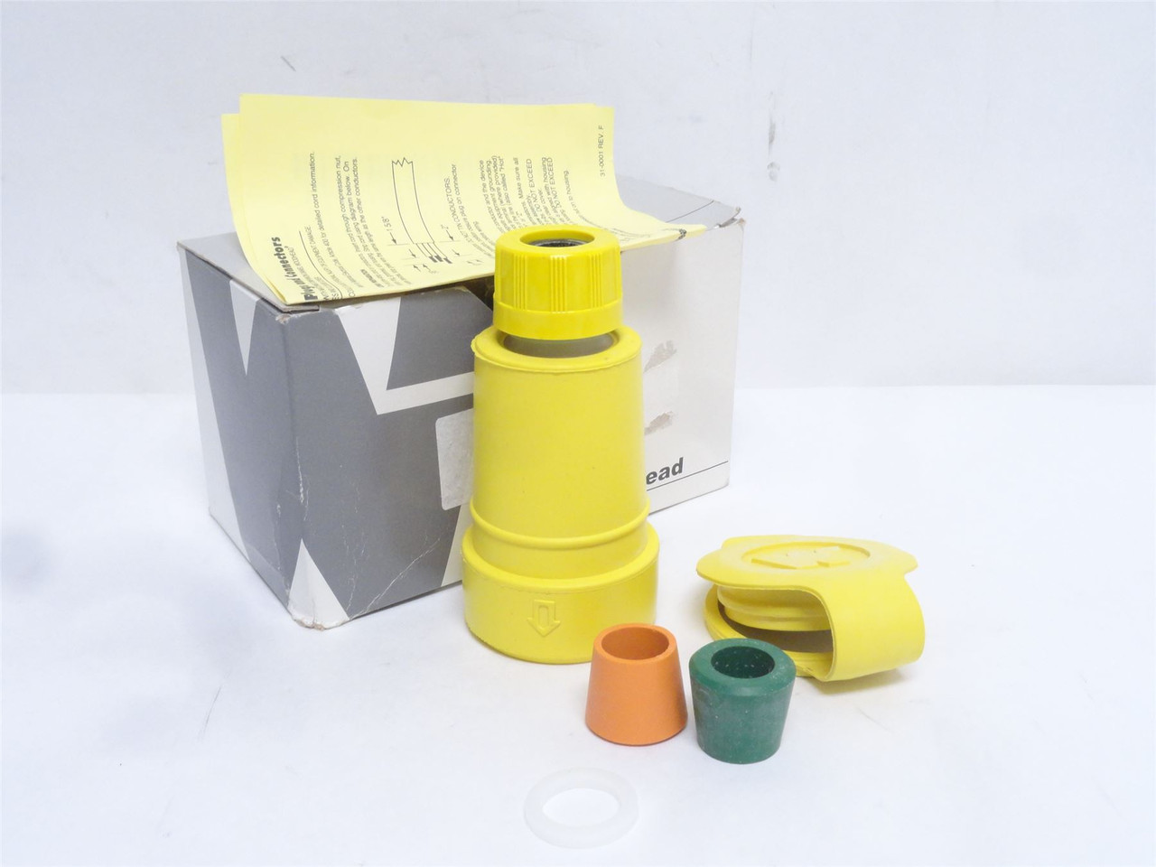 Woodhead 1301470044; Watertight Locking Connector 27W47; 20A