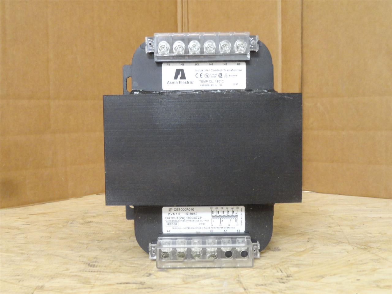 Acme CE1000F010; Control Transformer 1kVA