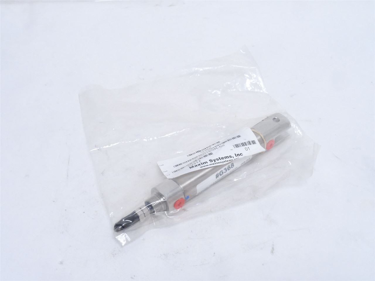 Maxim Systems CJ5D16SR-50; Air Cylinder G368 16mmID; 50mm Stk Maxim Systems CJ5D16SR-50; Air Cylinder G368 16mmID; 50mm Stk