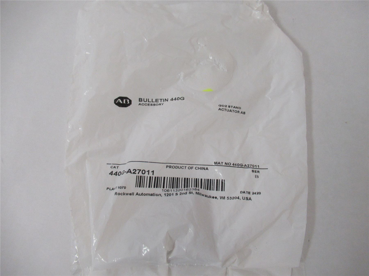 Allen-Bradley 440G-A27011; Standard Actuator
