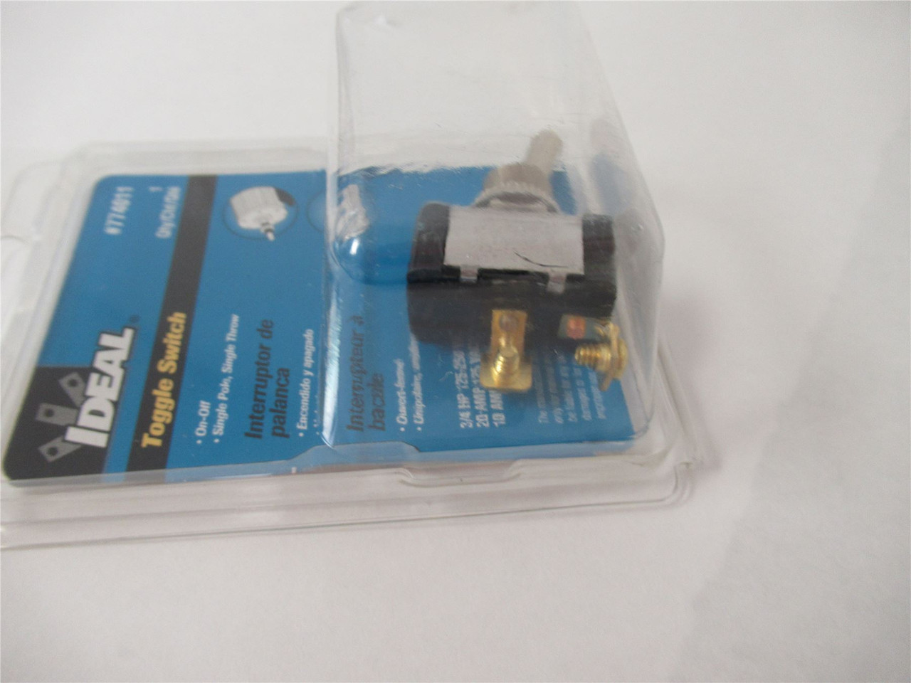 Ideal 774011; Toggle Switch 125-250VAC 3/4HP