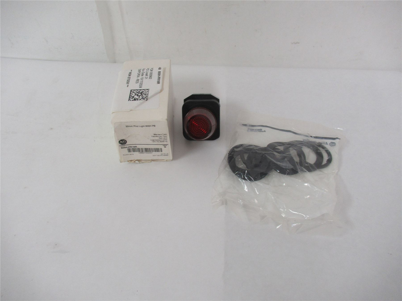 Allen-Bradley 800H-PR16R; Pilot Light 30mm 120VAC