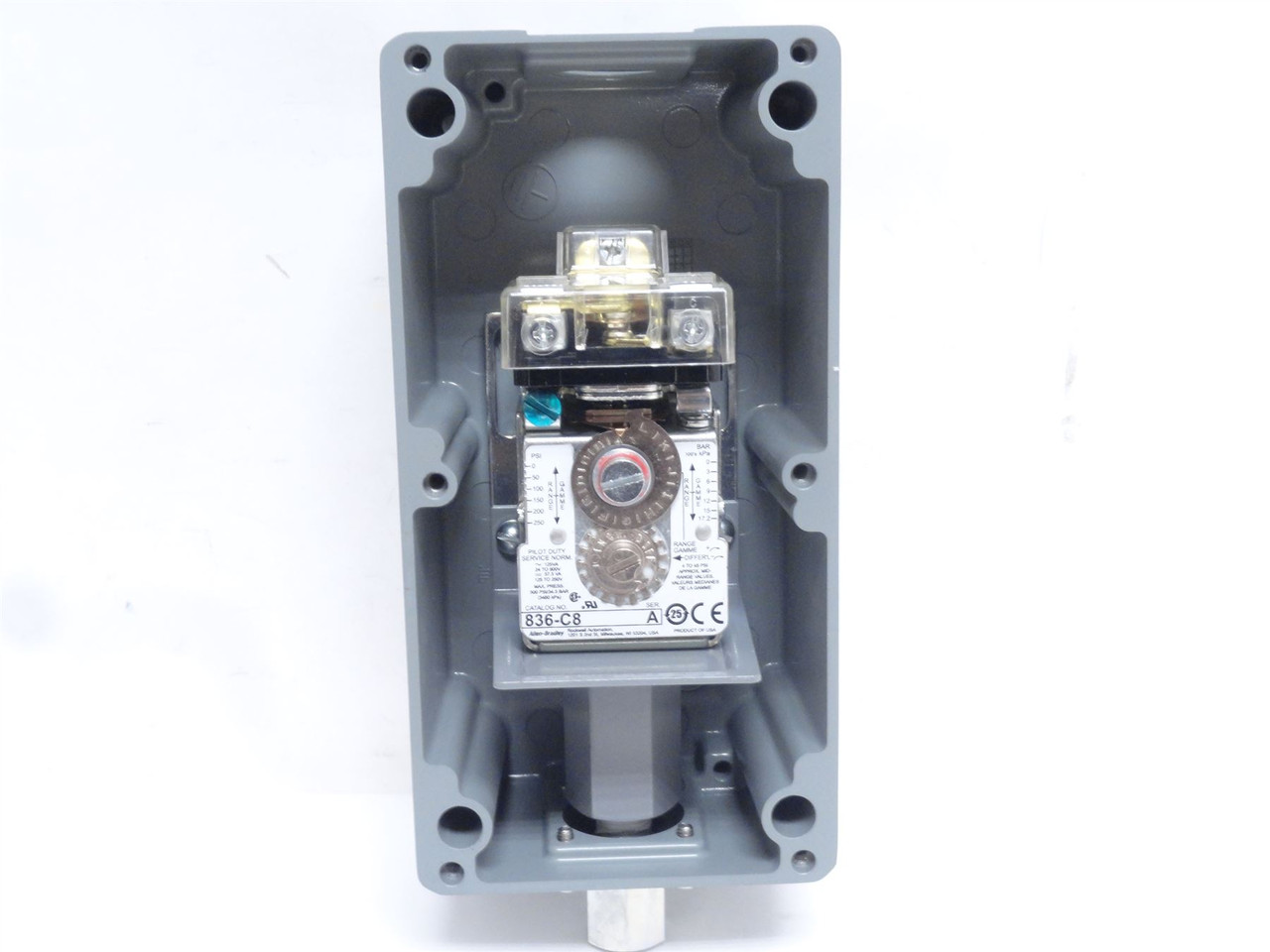 Allen-Bradley 836-C8J; Pressure Control Switch 6-250PSI