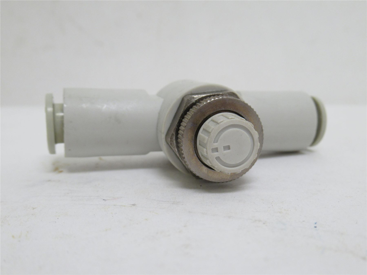 SMC AS2051FG; Inline Manual Flow Control Valve; 5/16" PTC