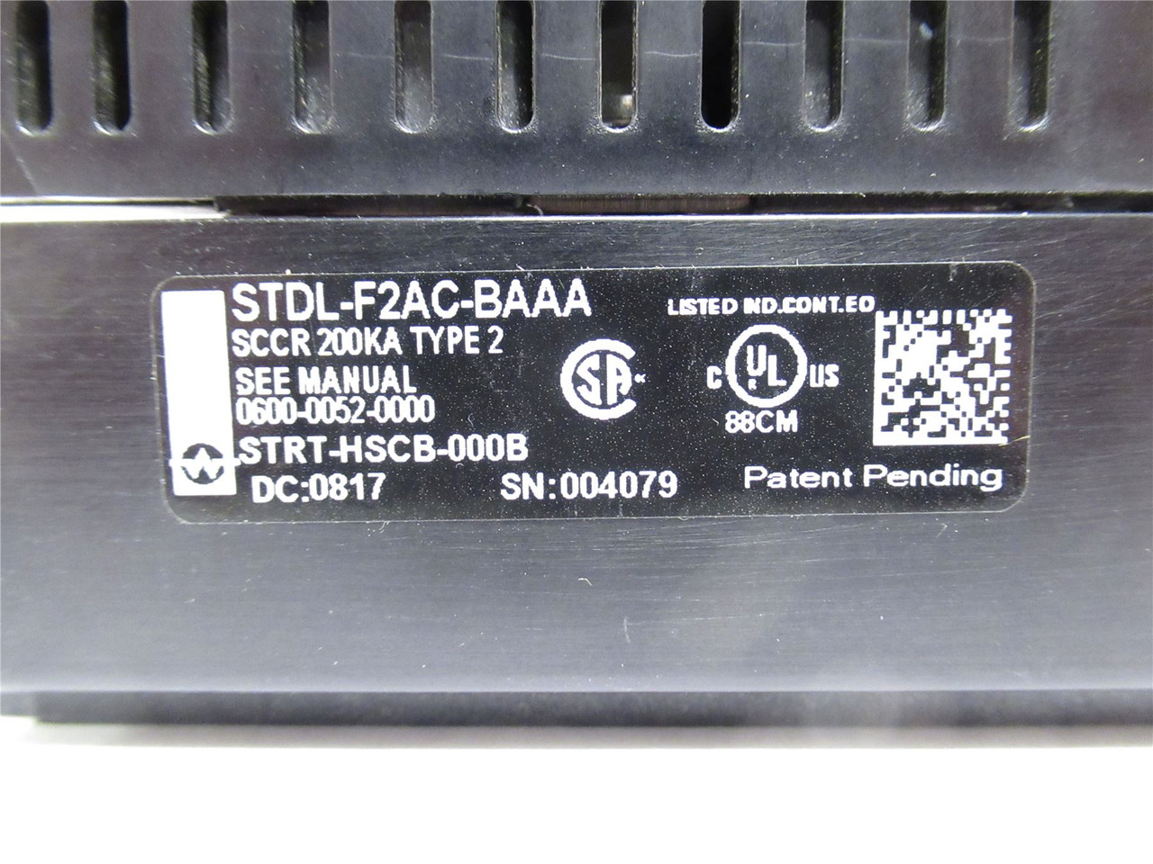 Watlow STDL-F2AC-BAAA; Solid State Controller 40A; 110/120VAC