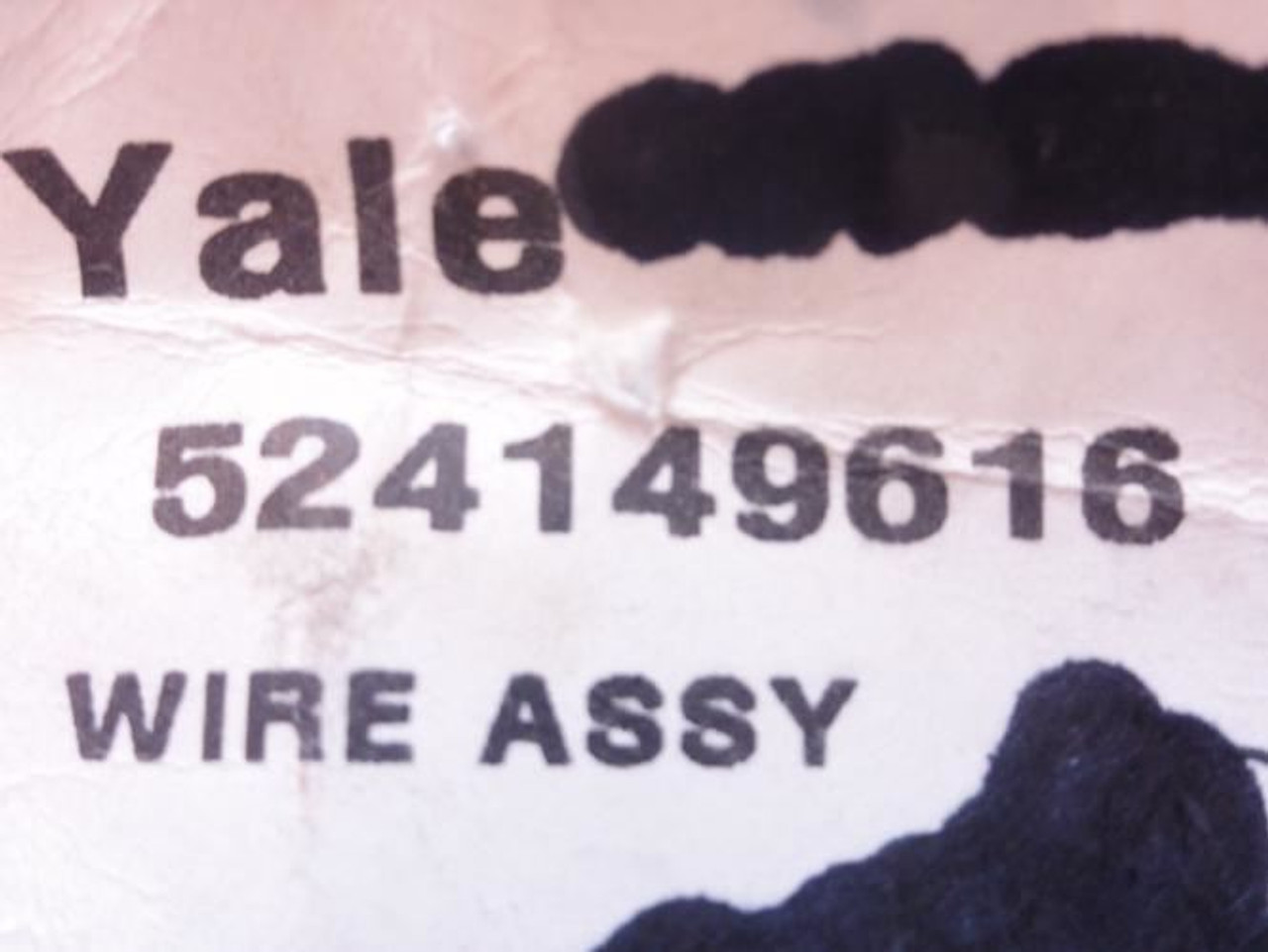 Yale 524149616; Wire Assembly; 600V
