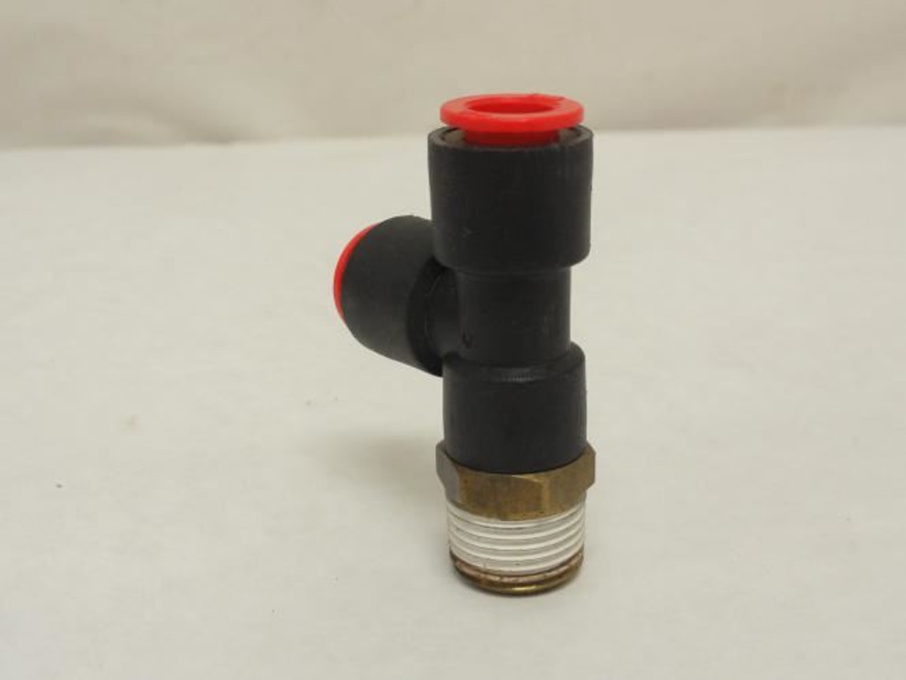 SMC KQY11-36S; Tee Fitting; 3/8" Tube x2 To 3/8 MNPT