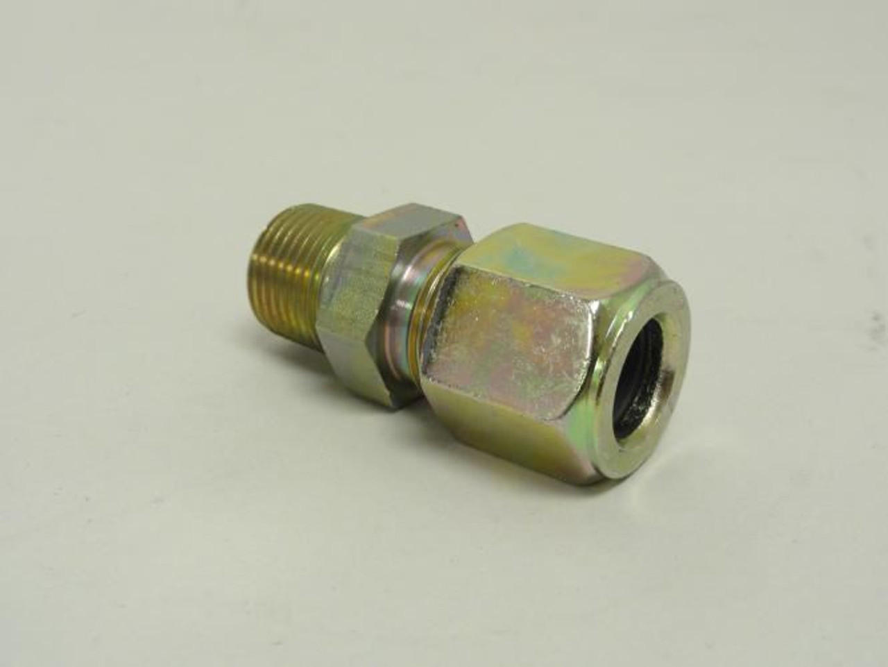 Parker 4-8 FBZ; Compression Fitting 1/4 NPT x 1/2" Tube