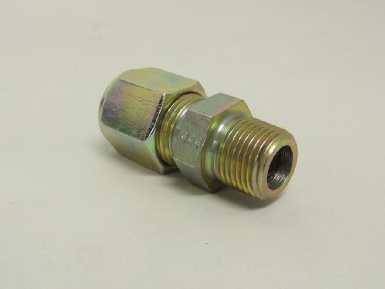 Parker 4-8 FBZ; Compression Fitting 1/4 NPT x 1/2" Tube