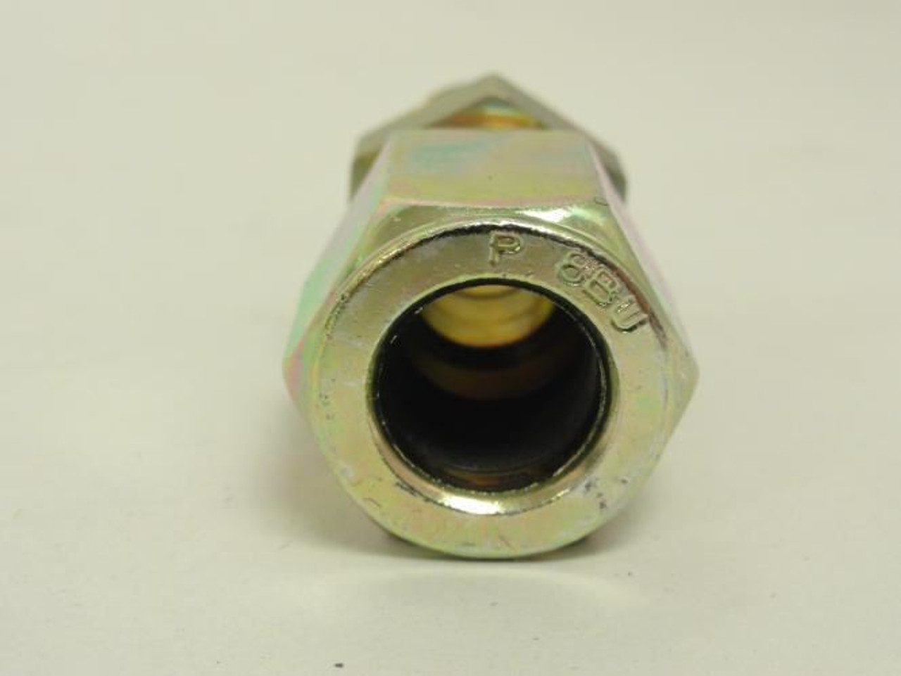 Parker 4-8 FBZ; Compression Fitting 1/4 NPT x 1/2" Tube