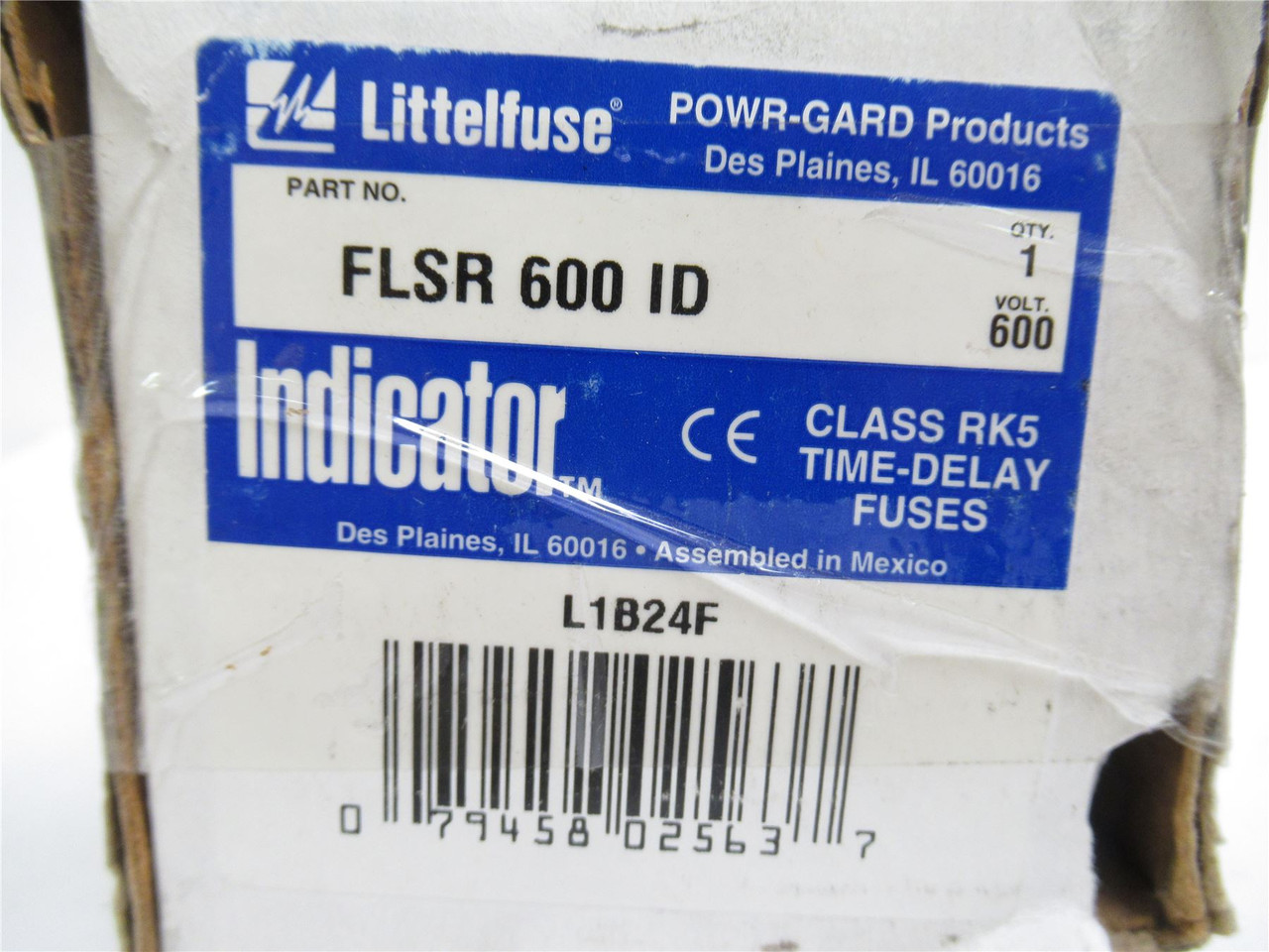 Littlefuse FLSR600ID; Time Delay Fuse; 600A; 600VAC/300VDC