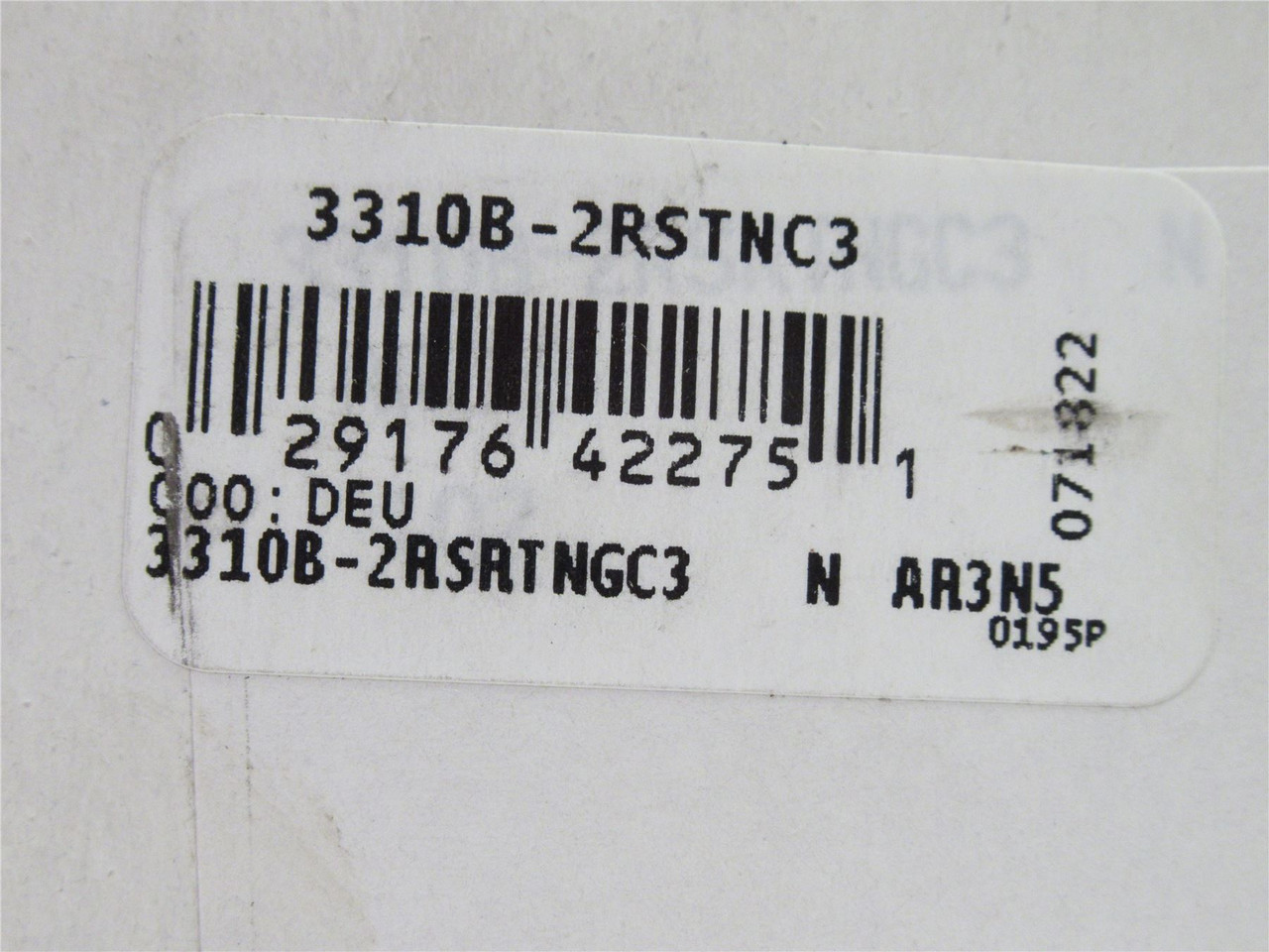 NSK 3310B-2RSTNC3; Double Row Angular Contact Bearing; 50mmID NSK 3310B-2RSTNC3; Double Row Angular Contact Bearing; 50mmID
