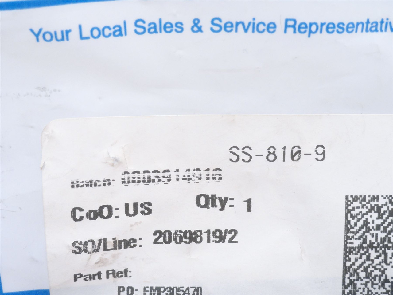 Swagelok SS-810-9; Union Elbow 90Deg SS-316; 1/2" Compression