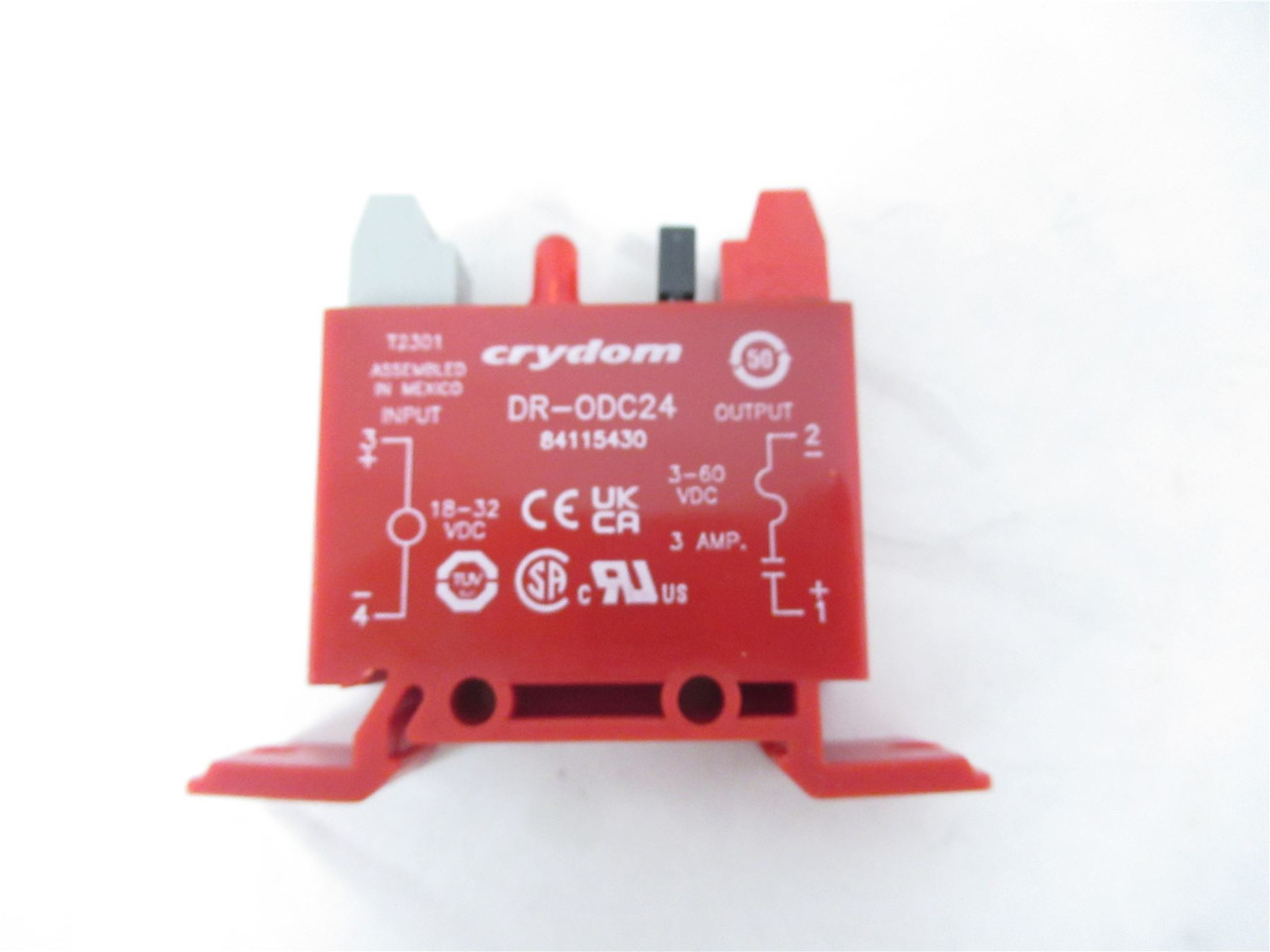Crydom DR-0DC24; Module 18 V to 32 V. Input 13 mA.