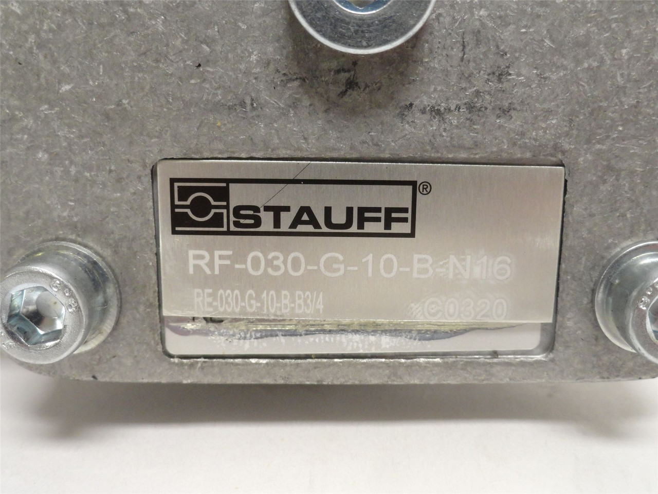 Stauff RF-030-G-10-B-N16; Inline Filter 232PSI 1NPT; 10 Micron Stauff RF-030-G-10-B-N16; Inline Filter 232PSI 1NPT; 10 Micron