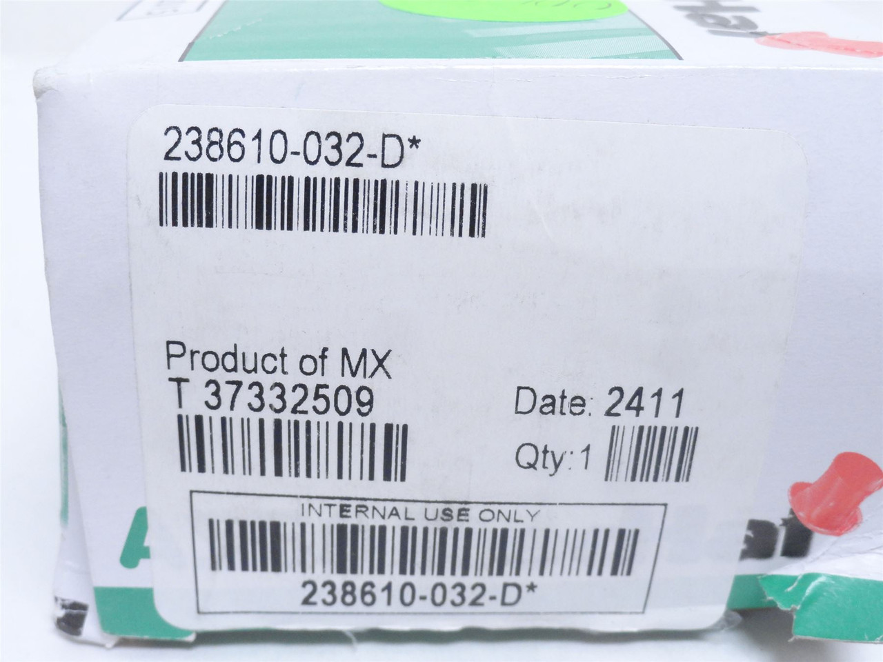 Asco 238610-032-D; Solenoid Coil; 120V@60HZ; 110V@50HZ