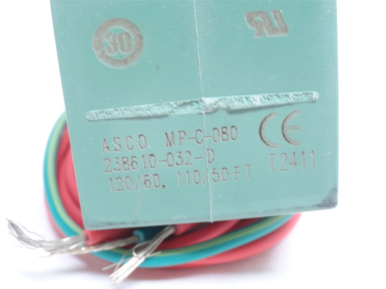 Asco 238610-032-D; Solenoid Coil; 120V@60HZ; 110V@50HZ