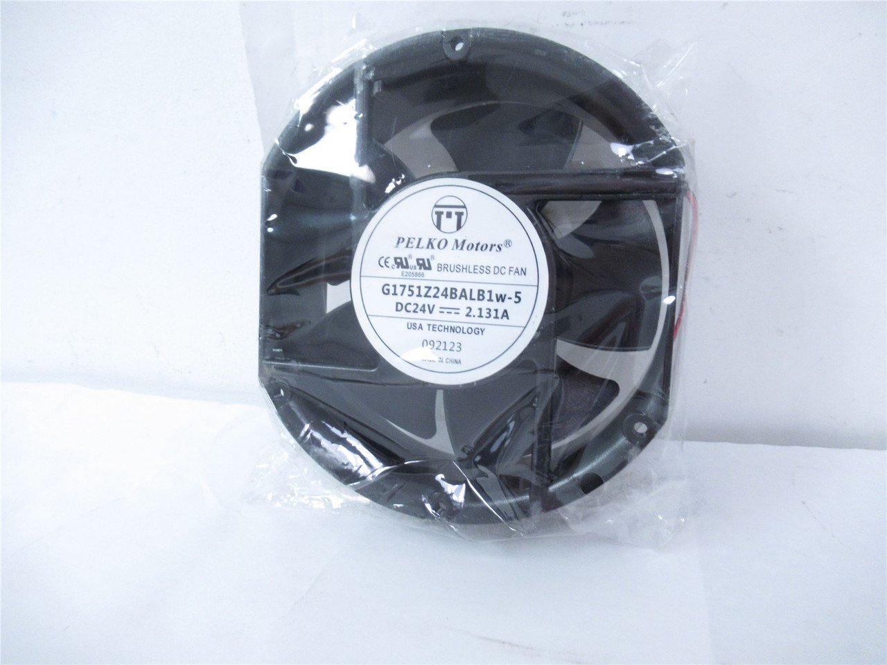 Pelko Motors G1751Z24BALB1w-5; Cooling FanDC 5Wire24V 2.131 A Pelko Motors G1751Z24BALB1w-5; Cooling FanDC 5Wire24V 2.131 A