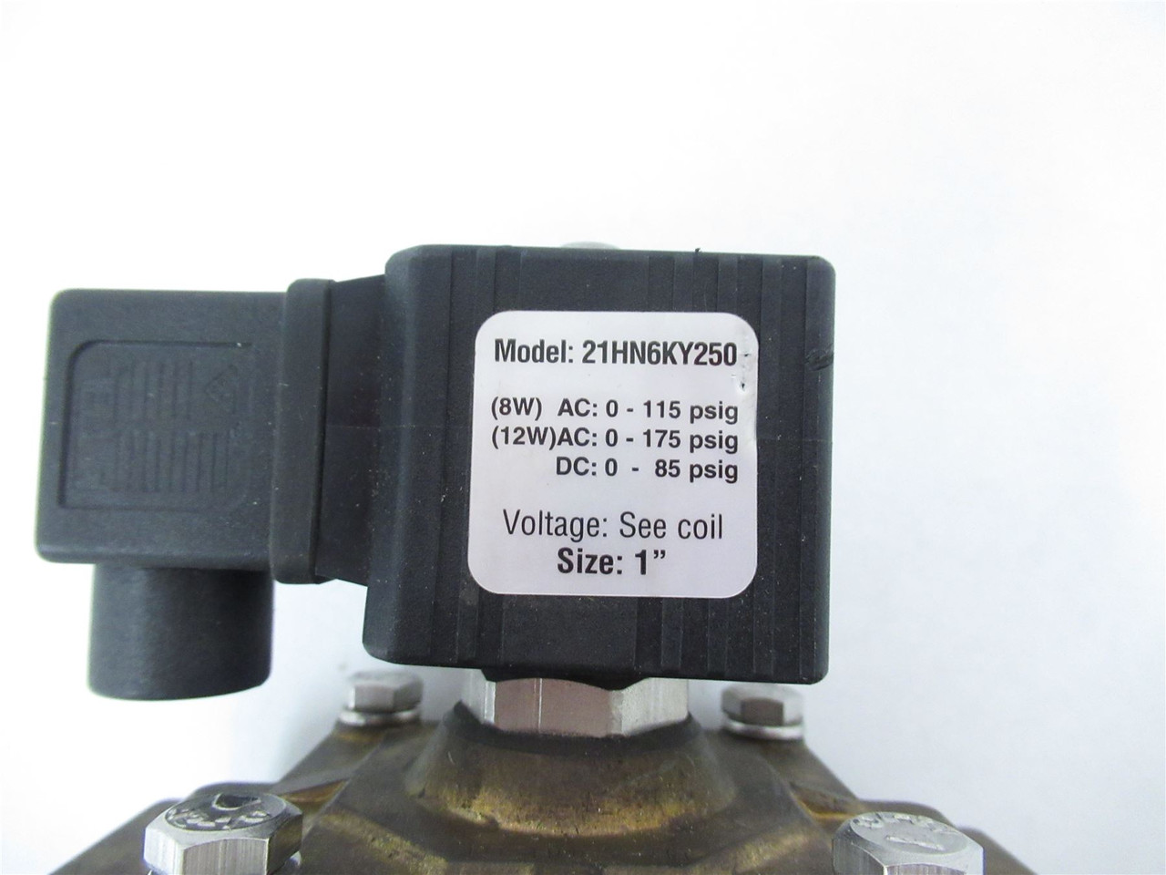 Granzow 21HN6KY250; Solenoid Valve 1" 230/240VAC 8W