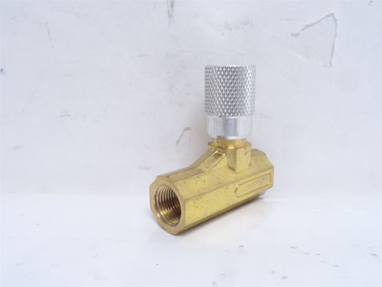 Parker 003371002_; Brass Flow Control Valve; 3/8NPT; 250PSI