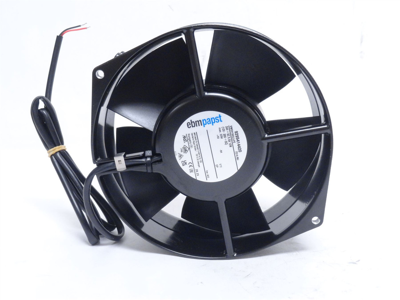 ebmpapst VWEH150XJLPZ; Axial Fan; 24VDC; 1/2A; 12W ebmpapst VWEH150XJLPZ; Axial Fan; 24VDC; 1/2A; 12W