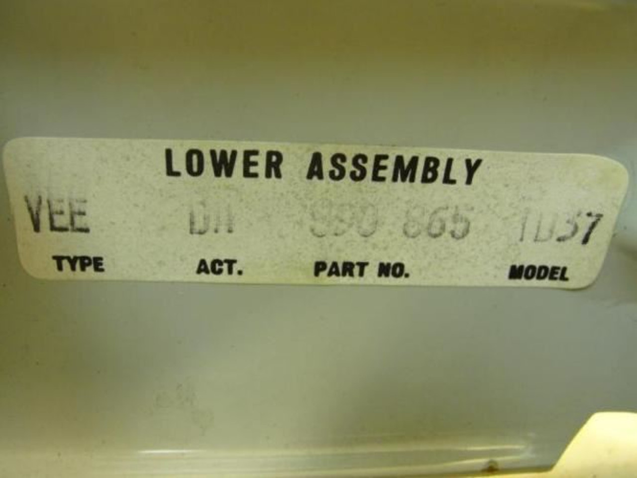 Powers 590-865; Temperature Regulator Lower Assembly
