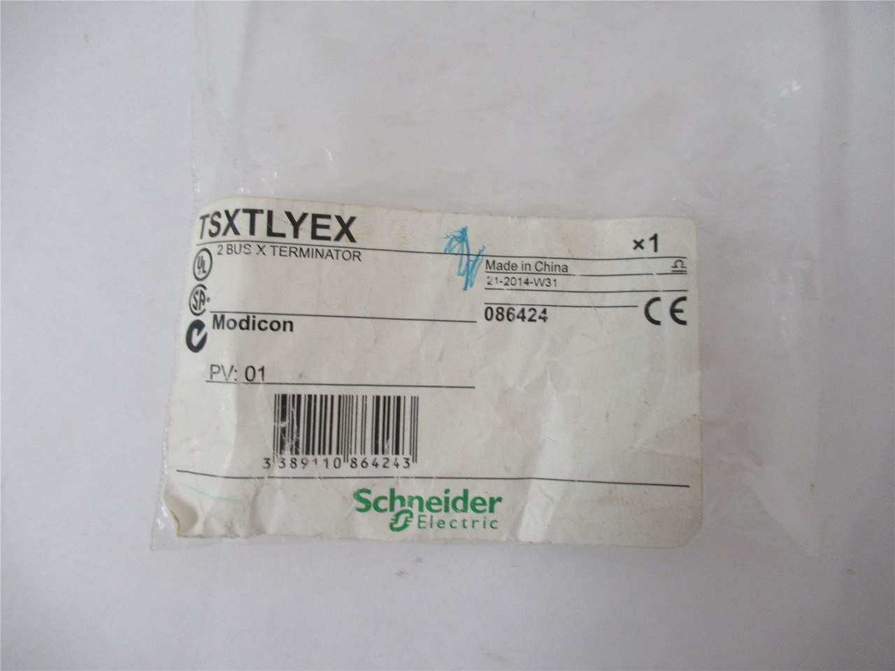 Schneider TSXTLYEX; Terminator 2 Bus X  086425 (B only)