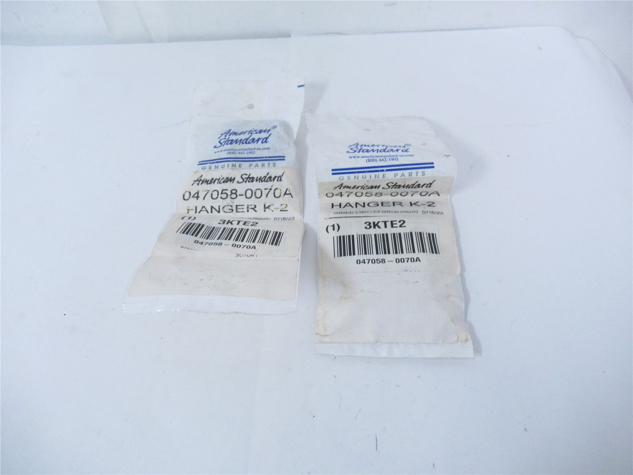 American Standard 047058-0070A; Lot-2 Wall Hang Bracket K2 American Standard 047058-0070A; Lot-2 Wall Hang Bracket K2