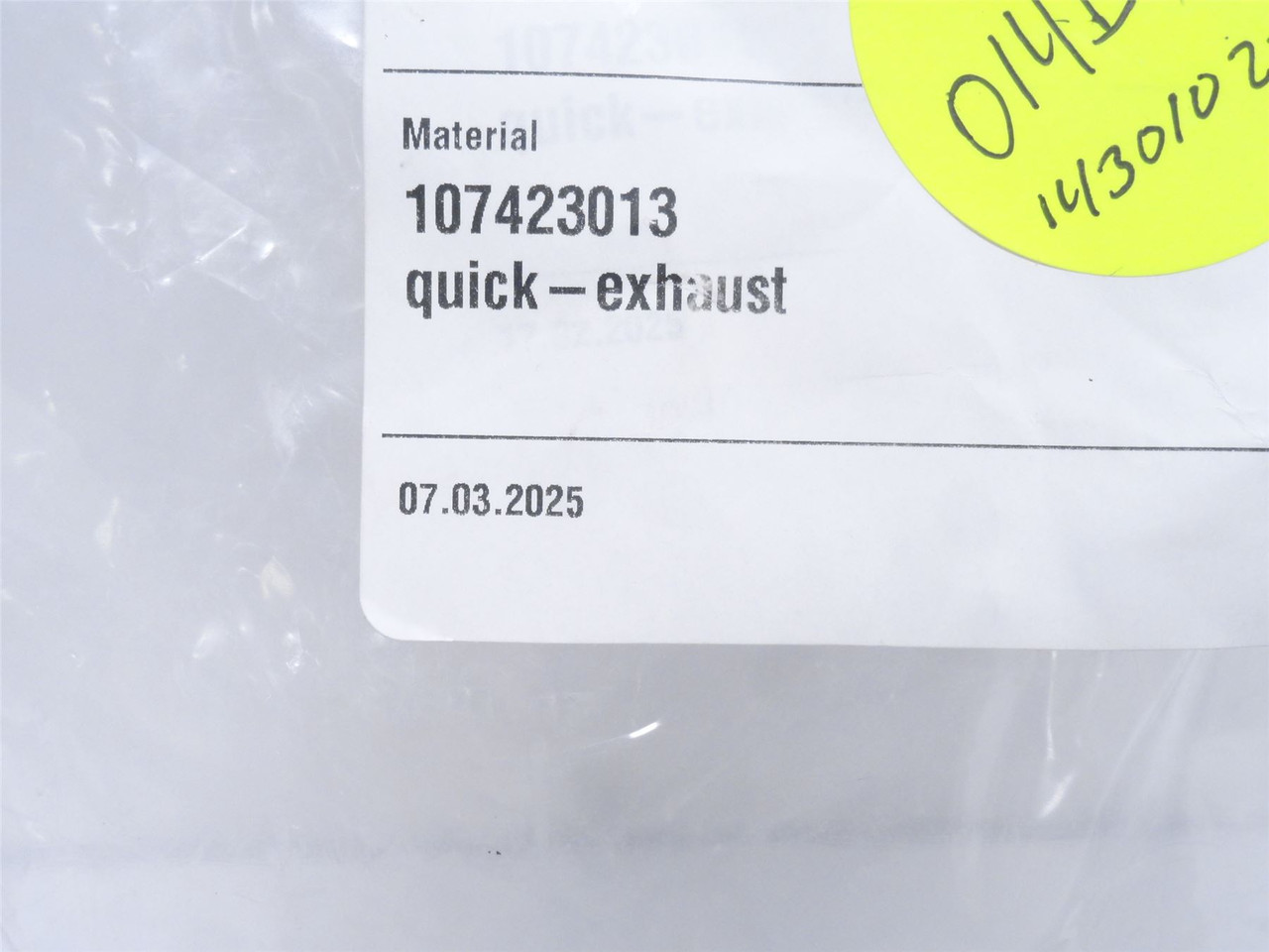 Multivac 107423013; Quick Air Exhaust; 2-3/8" Flange; 3/4NPT Multivac 107423013; Quick Air Exhaust; 2-3/8" Flange; 3/4NPT