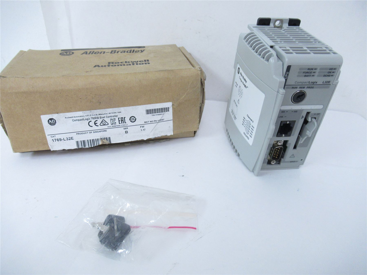 Allen-Bradley 1769-L32E; Compactlogix 16-Point DC I/O Module