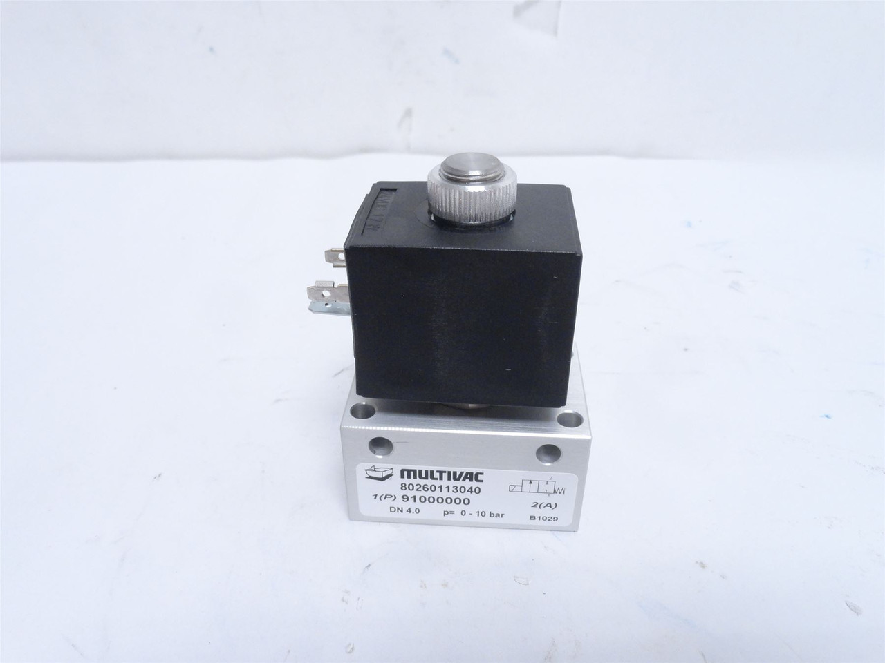Multivac 80260113040; Solenoid Valve 0-10bar 24VDC  G3/8" Multivac 80260113040; Solenoid Valve 0-10bar 24VDC  G3/8"