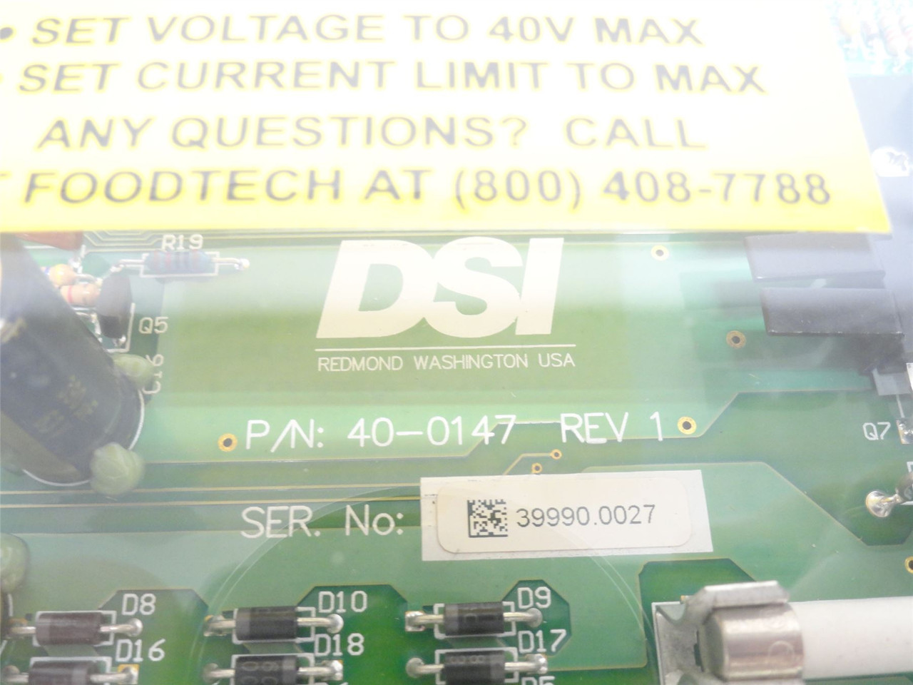 JBT 40-147; Jet Blocker Waterjet Controller For DSI 800-844 JBT 40-147; Jet Blocker Waterjet Controller For DSI 800-844