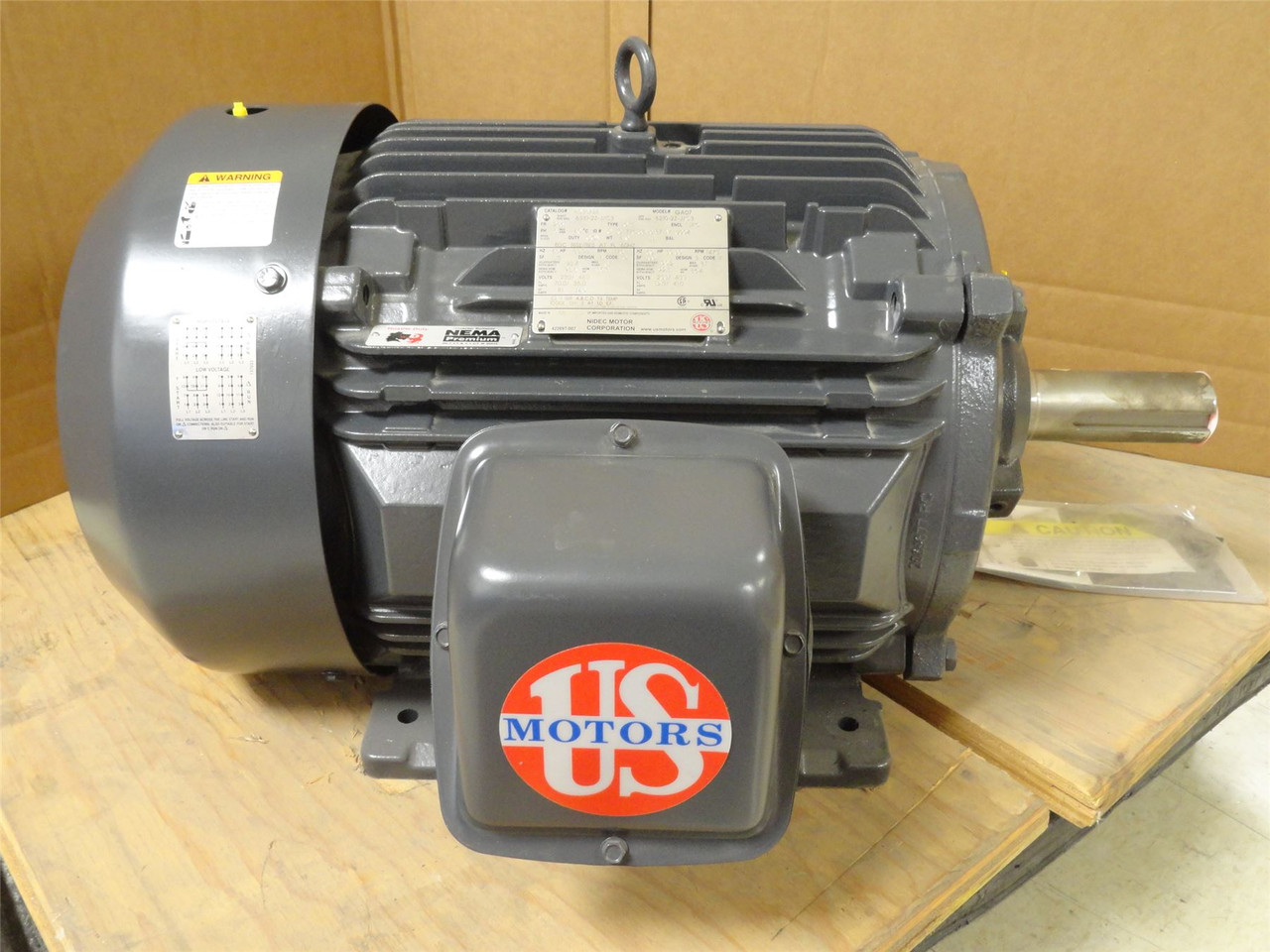US Motors HD30P2E; AC Motor 30HP 230/460V 1775RPM 3PH