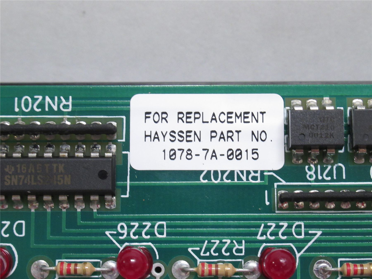 Hayssen 10787A0015; Clutch-Brake Drive Circuit Board Assembly Hayssen 10787A0015; Clutch-Brake Drive Circuit Board Assembly