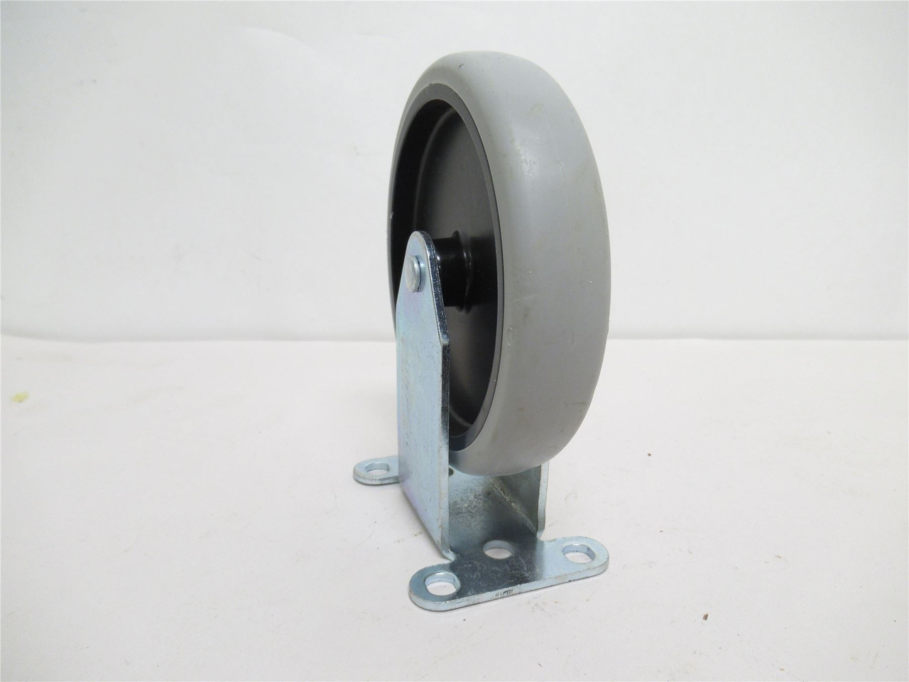 Fautless PRI50120ZN-TPR; Lot-2 Rigid Casters; 5"OD; 4-Bolt