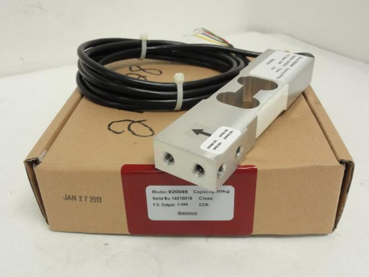 Gainco 920046; Loadcell; 30kg Capacity; 10' Cord Gainco 920046; Loadcell; 30kg Capacity; 10' Cord