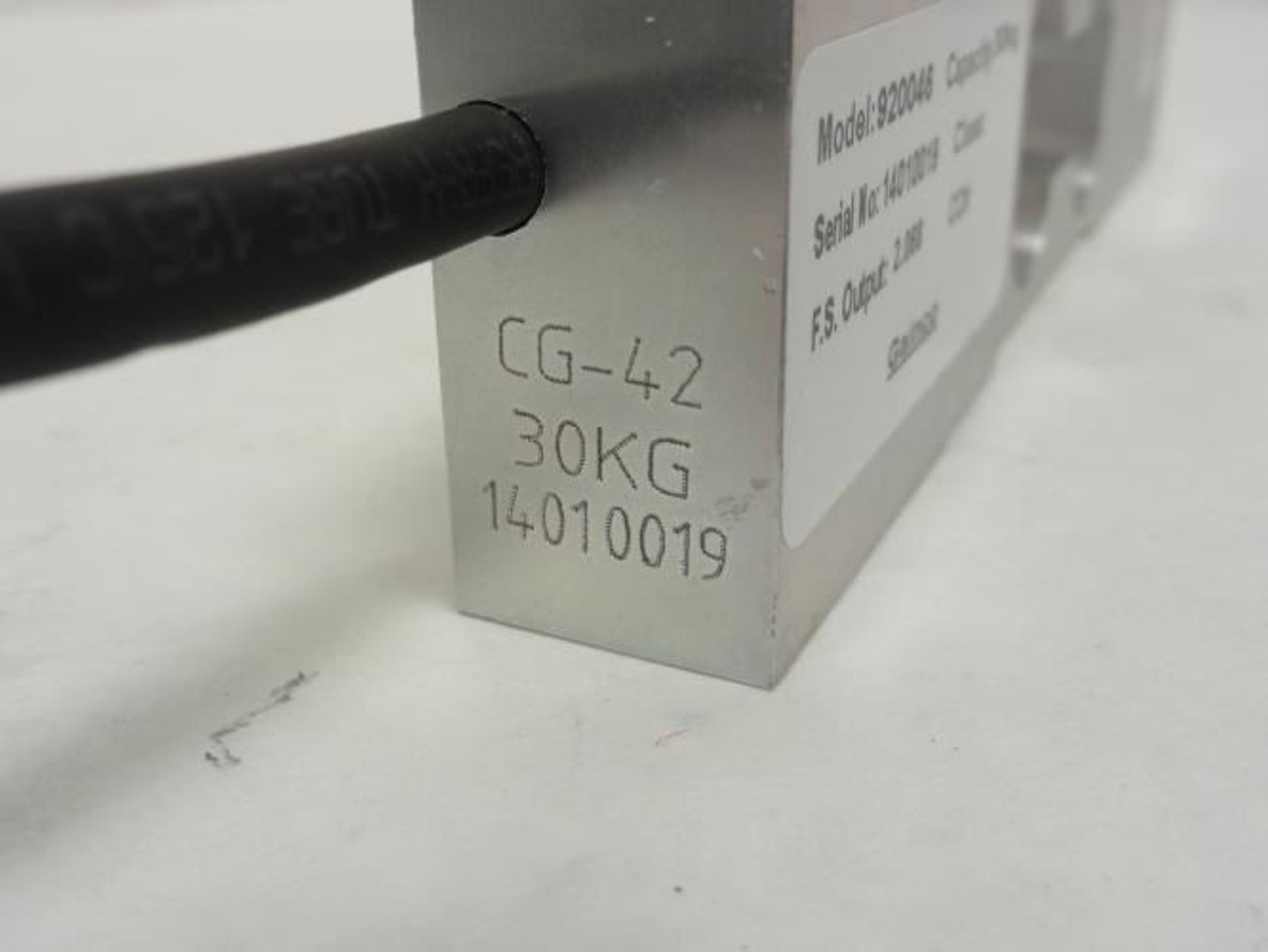 Gainco 920046; Loadcell; 30kg Capacity; 10' Cord Gainco 920046; Loadcell; 30kg Capacity; 10' Cord