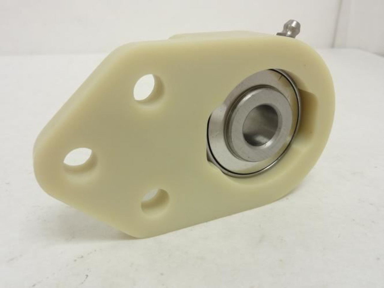 EDT ZY3GB8-5/8; SS Flange Bearing; 5/8"ID; 3-Bolt