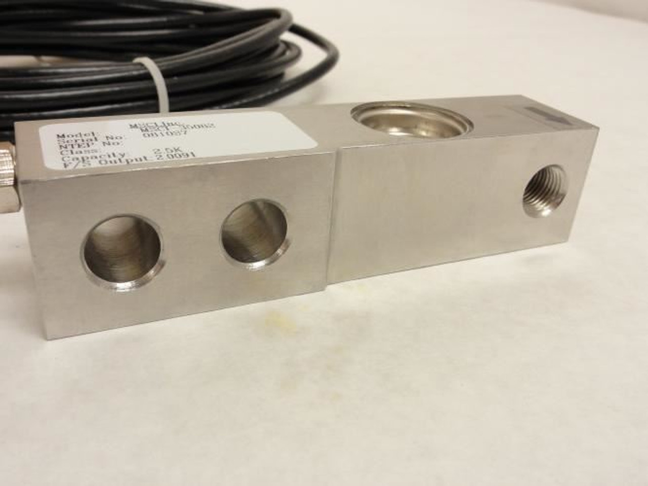 MSCI MSCI-35082; Load Cell 2500 Capacity; 19-3/4' Cable Length MSCI MSCI-35082; Load Cell 2500 Capacity; 19-3/4' Cable Length