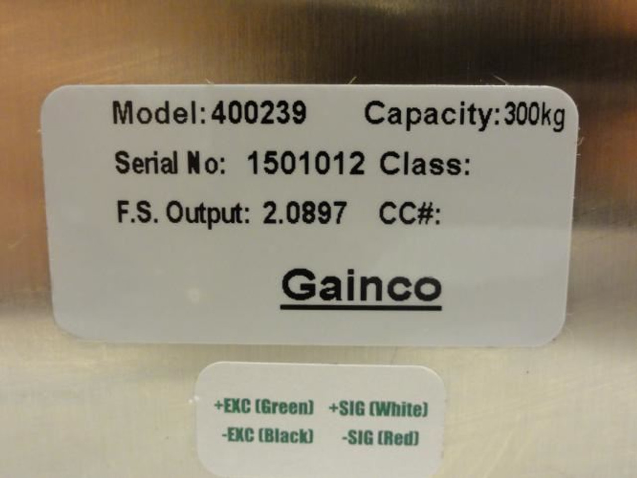 Gainco 400239; Load Cell; 300kg Capacity; 3m Cable Gainco 400239; Load Cell; 300kg Capacity; 3m Cable