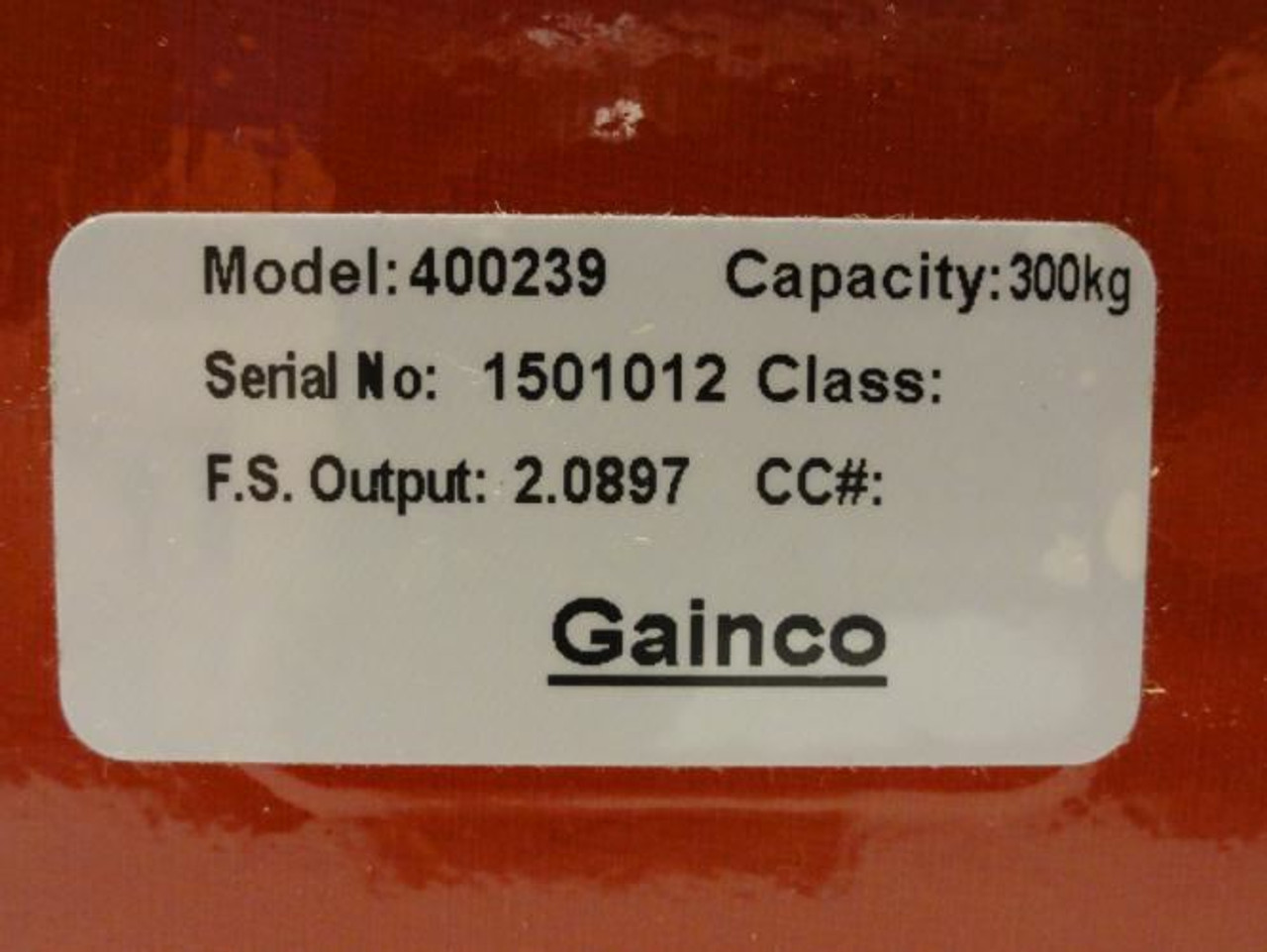 Gainco 400239; Load Cell; 300kg Capacity; 3m Cable Gainco 400239; Load Cell; 300kg Capacity; 3m Cable