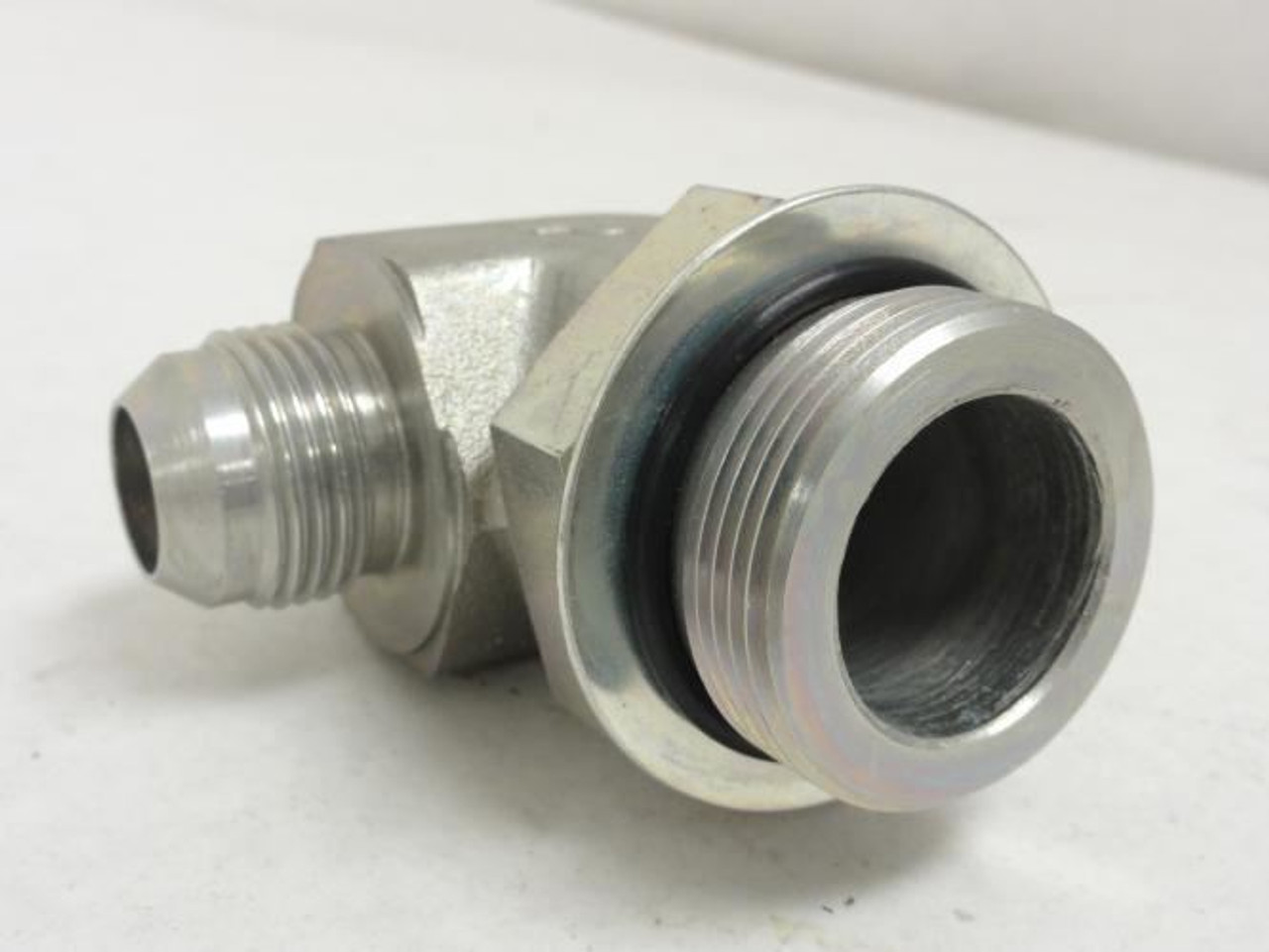 Parker 12-20 C5OX; Hyd Elbow 90Deg 3/4 JIC to SAE-ORB 1 5/8-12 Parker 12-20 C5OX; Hyd Elbow 90Deg 3/4 JIC to SAE-ORB 1 5/8-12