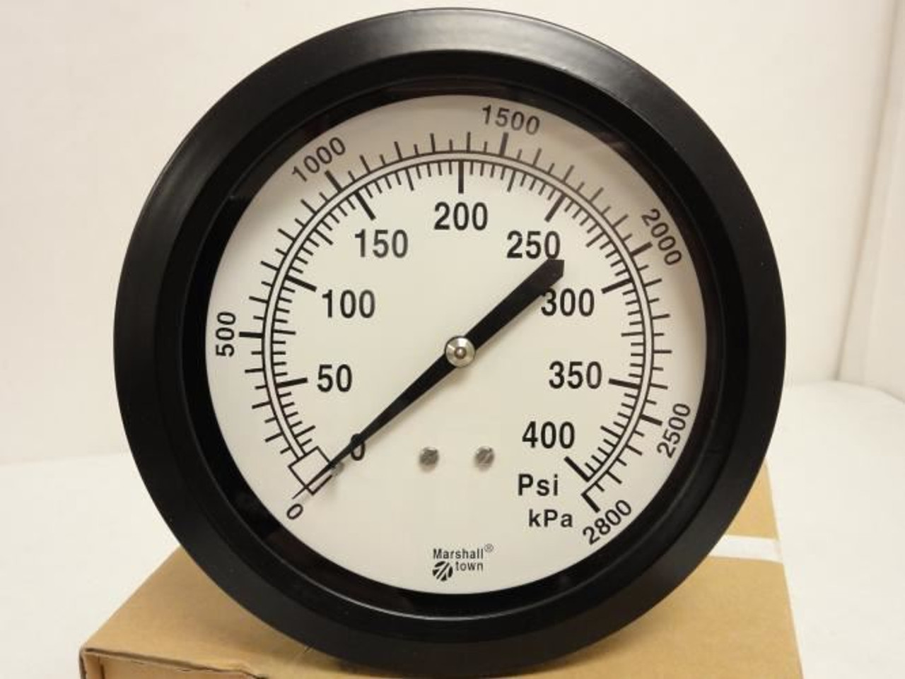 Marshall G28684; Dry Pressure Gauge; 0-400PSI; 1/4" NPT