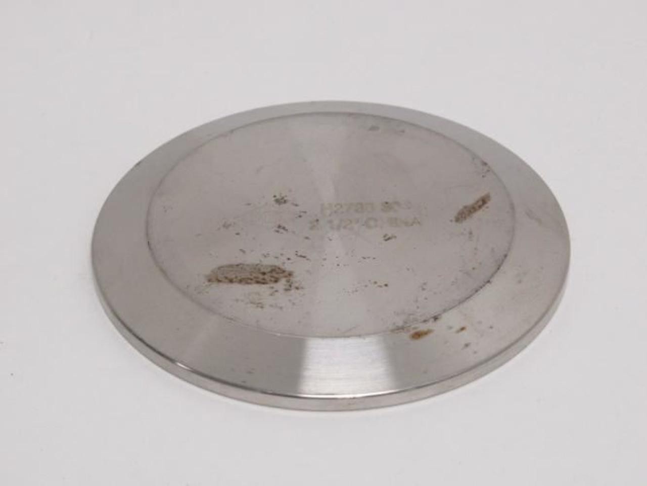 SCI 11P793 ; Lot-6; Solid End Cap; SS-304; Size 2-1/2" SCI 11P793 ; Lot-6; Solid End Cap; SS-304; Size 2-1/2"