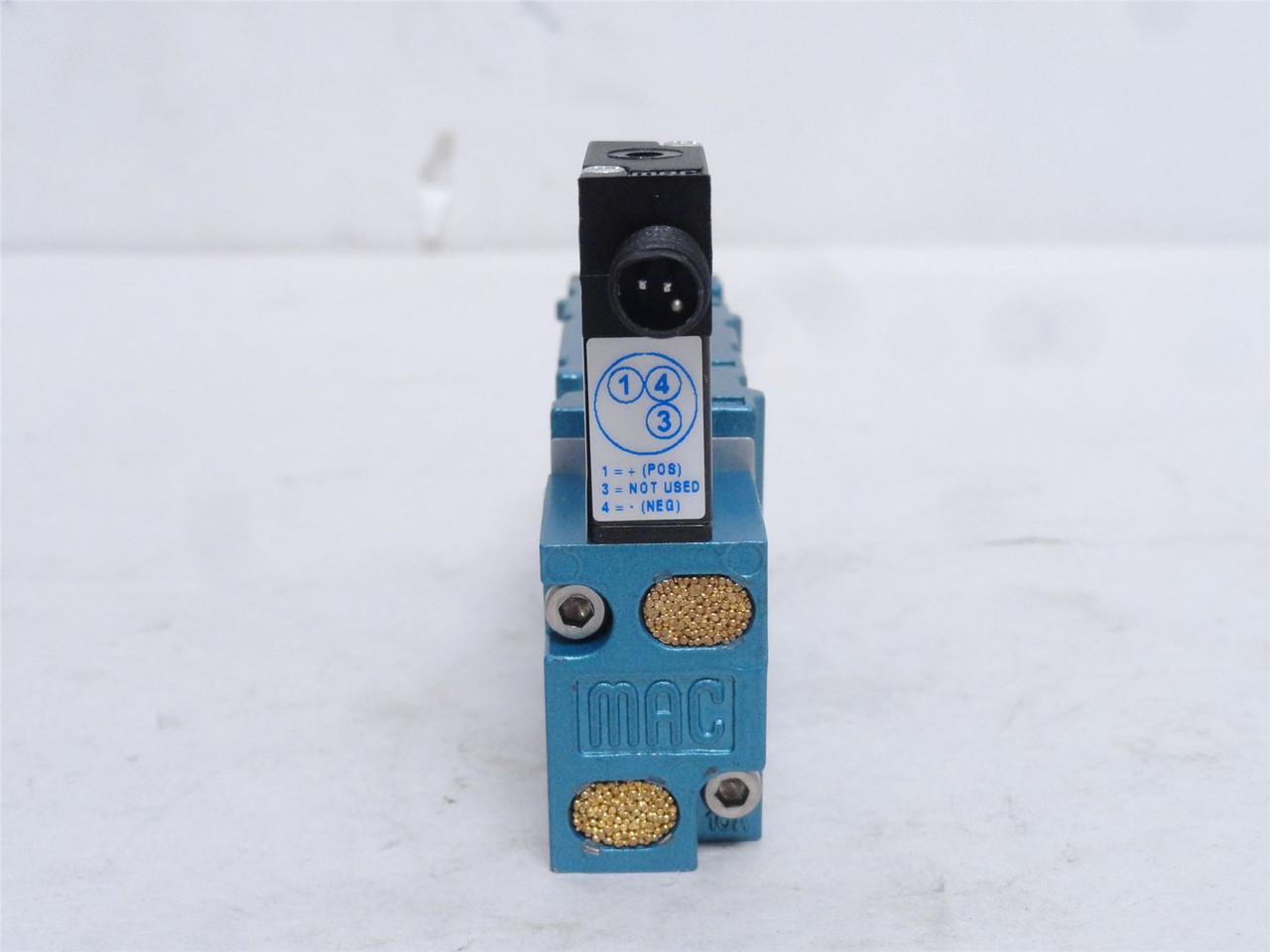MAC 411A-A0A-GM-GDFD-1PA; Solenoid Valve; 20-120PSI; 24VDC