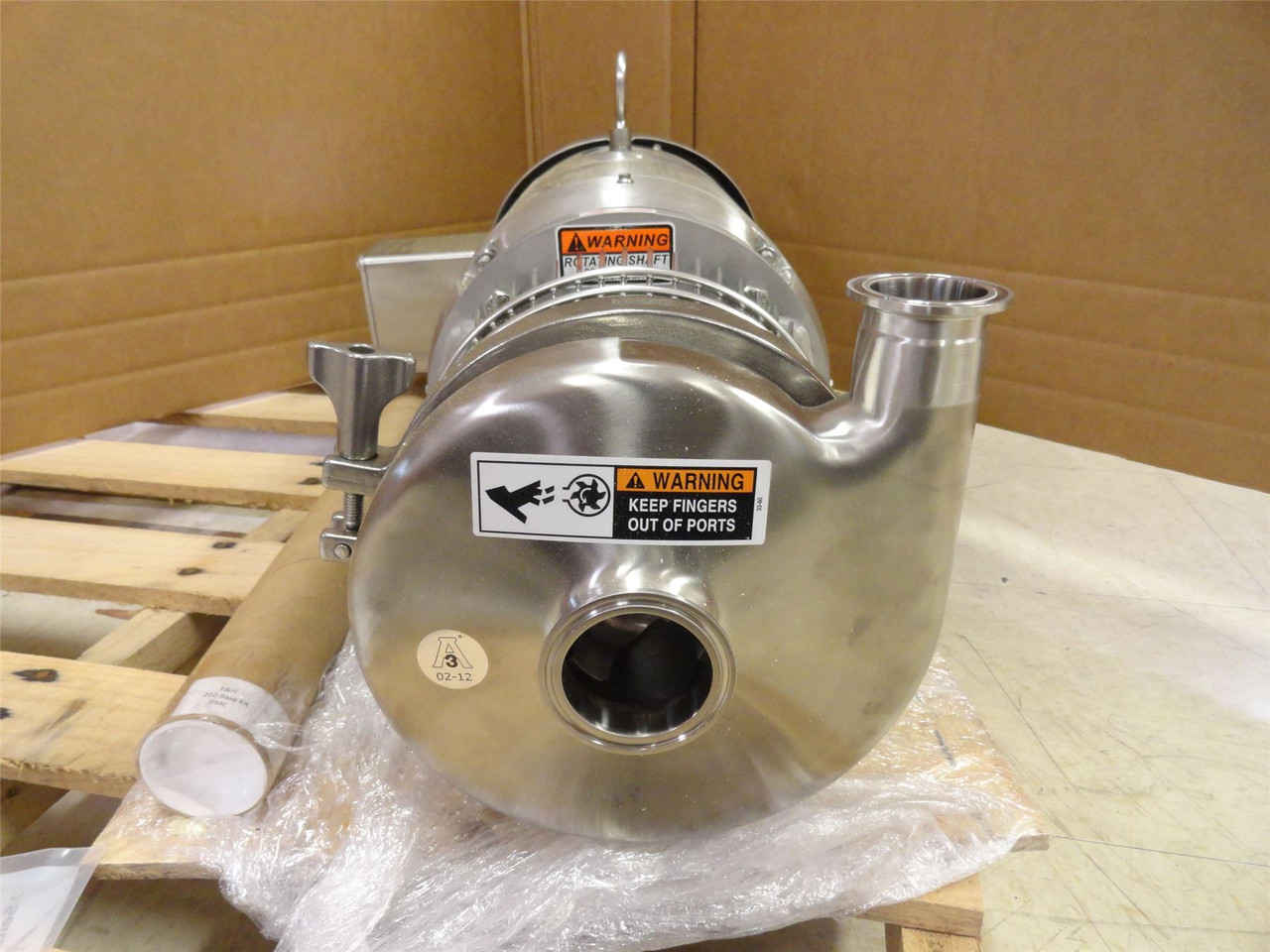SPX C216-7.5HP; Centrifugal Pump; SS; 2" x 1-1/2" Clamp 7.5HP