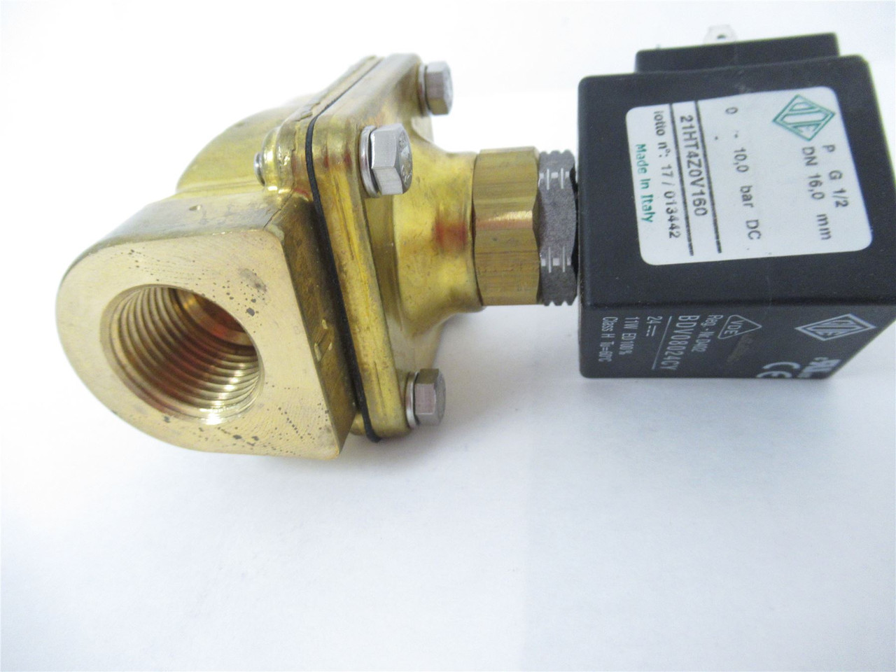 ODE 21HT4Z0V160; Solenoid Valve 11W w/BDV08024CY 1/2" G Port
