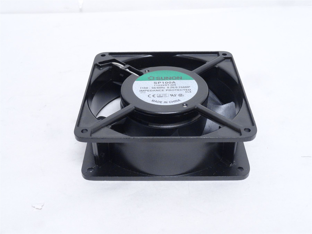 Sunon SP100A-1123XBT.GN; Tube Axial Fan; 115VAC; 120mm x 38mm Sunon SP100A-1123XBT.GN; Tube Axial Fan; 115VAC; 120mm x 38mm